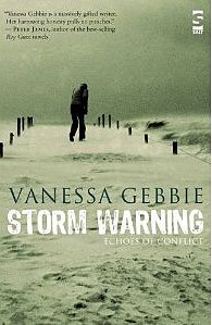 book cover Storm Warning by Vanessa Gebbie