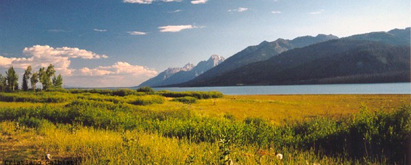 Landscape with mountains